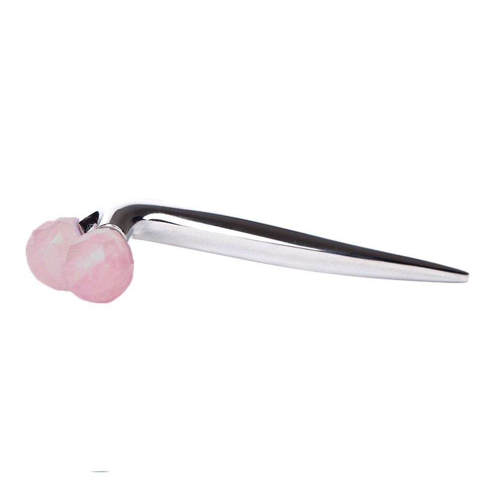 The GLOWQUARTZ Rose Quartz Face Roller